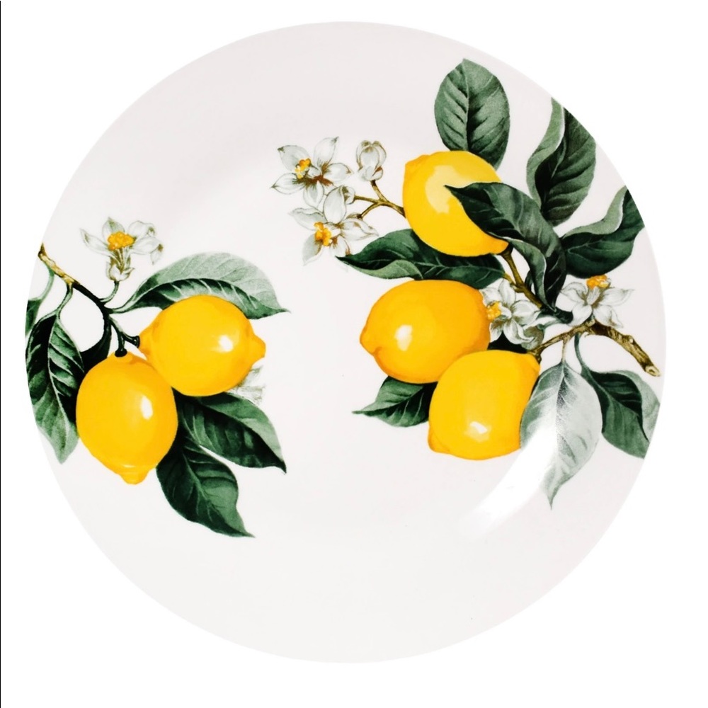 Yellow 6piece lemon 🍋 ceramic plate set